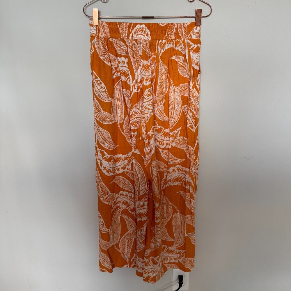 Rachel Zoe Womens Linen Pants Small Elastic Waist Coastal Resortwear Lagom Boho - Picture 7 of 7